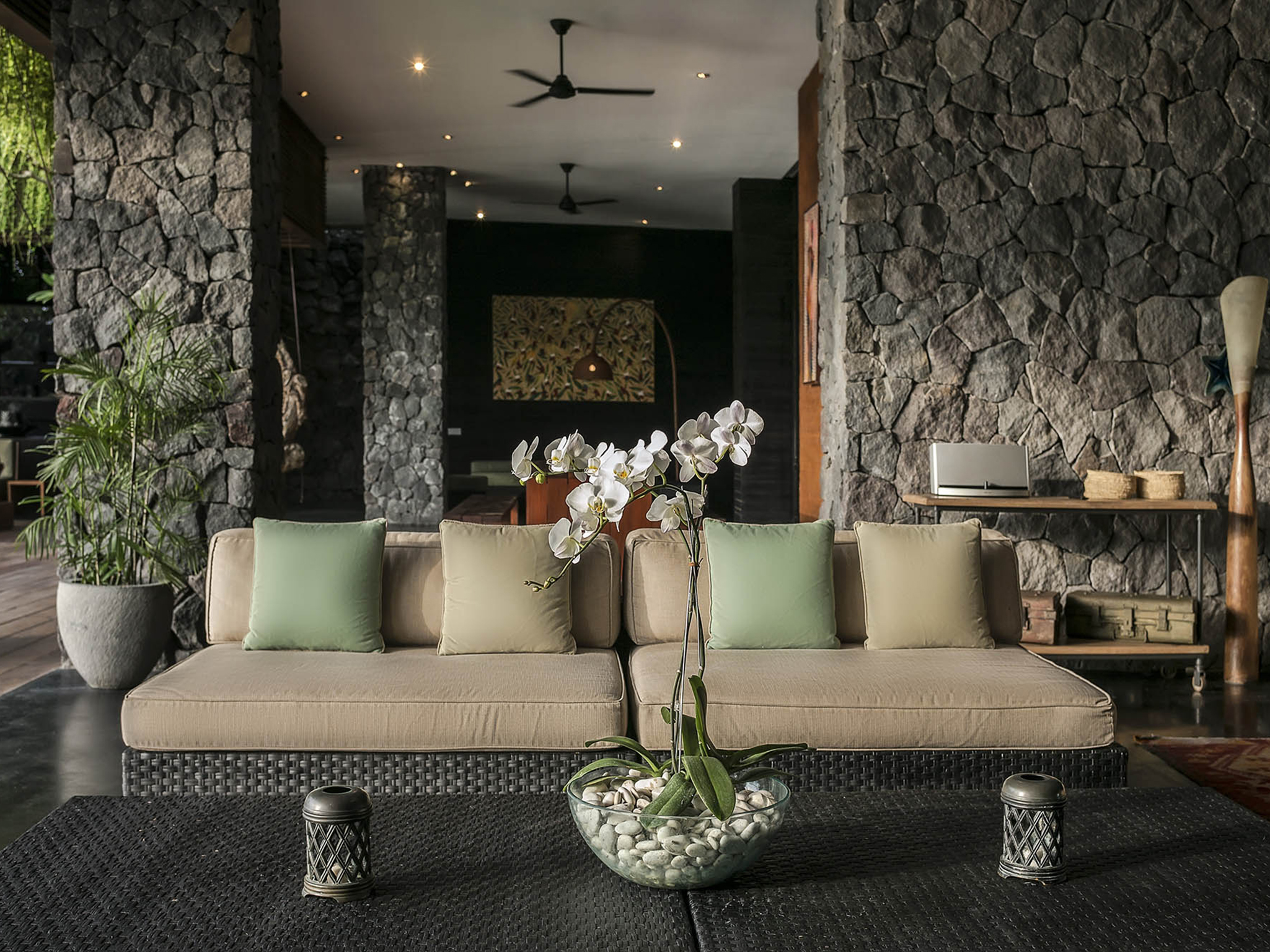 Villa Mana - Open lounge areas - Villa Mana, Canggu, Bali